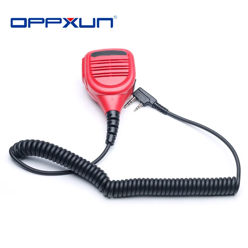 

2021 Red Hand Microphone Speaker Mic for Kenwood Tk-3107 Baofeng UV-5R BF-888s GT-3TP Walkie Talkie Two Way Radio dropshipping