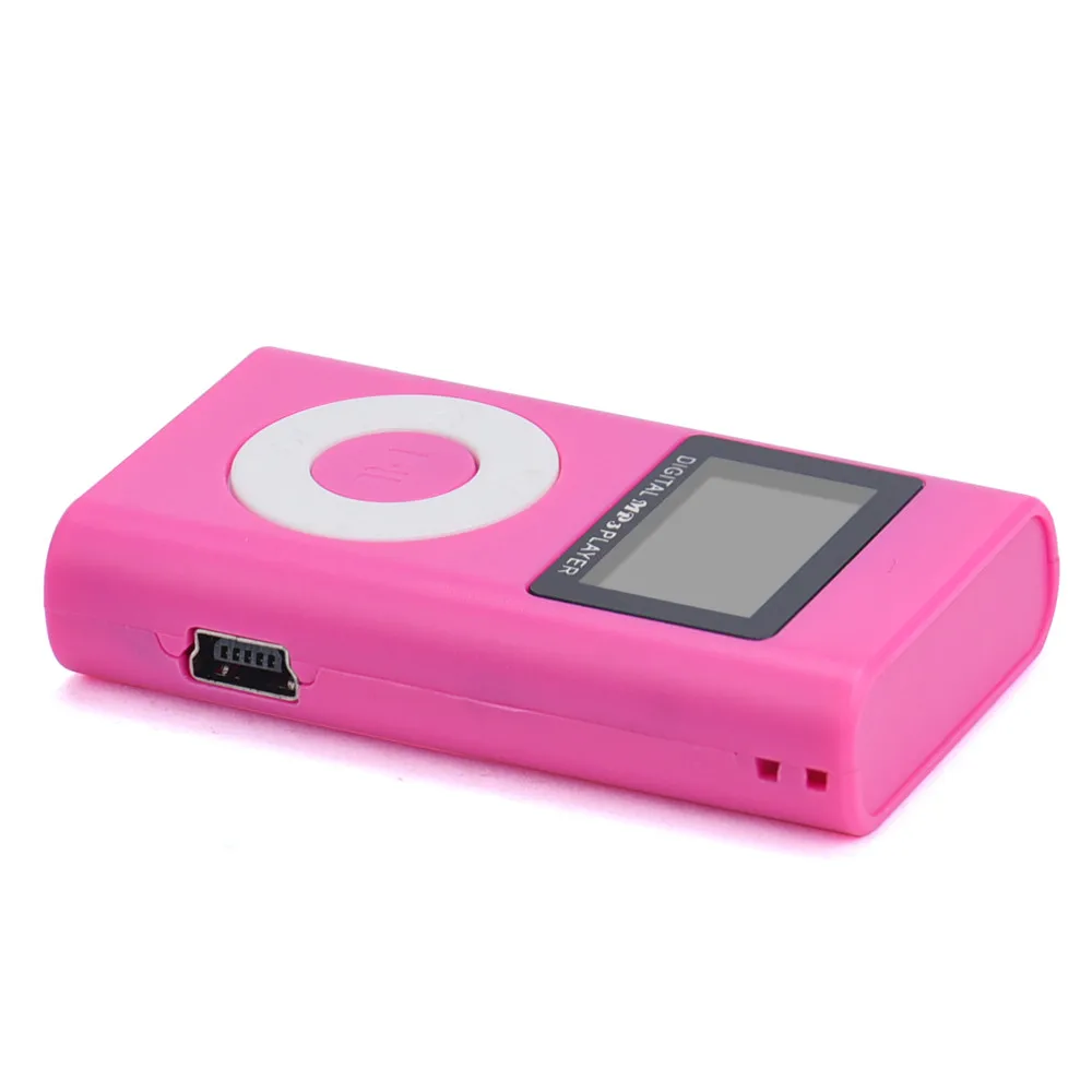 USB мини MP3 плеер ЖК-дисплей Экран для 2/4/8/16 GB/32 GB карта Micro SD/TF карты перезаряжаемые