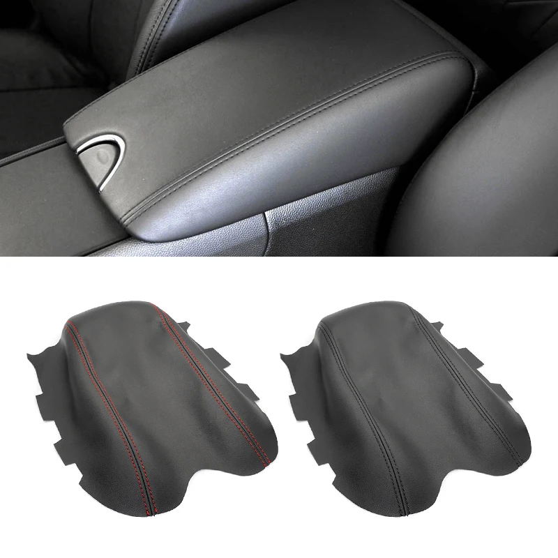 

For Infiniti G37 2010 2011 2012 2013 2014 Car Microfiber Leather Interior Center Control Lid Armrest Box Cover Sticker Trim