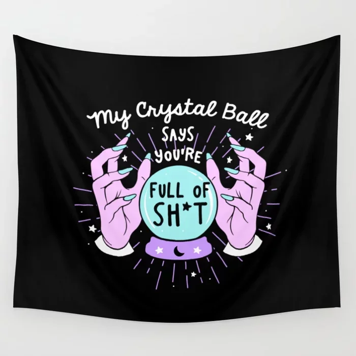 The Crystal Ball Tapestry Wall Hanging Bedspread Coverlet Bedding Comfort Sporting Events Durable Decor for Home Tapestries | Дом и сад