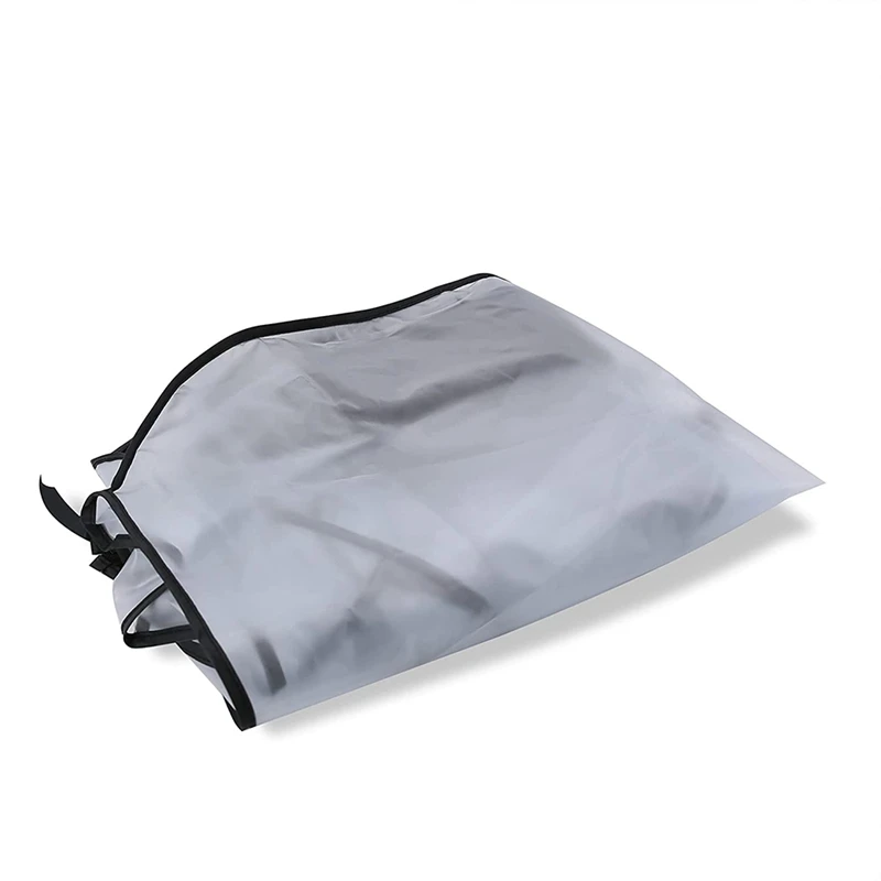 Rain Cover Hood Waterproof, Clear Protection Cover With Hood For Golf Push Carts.