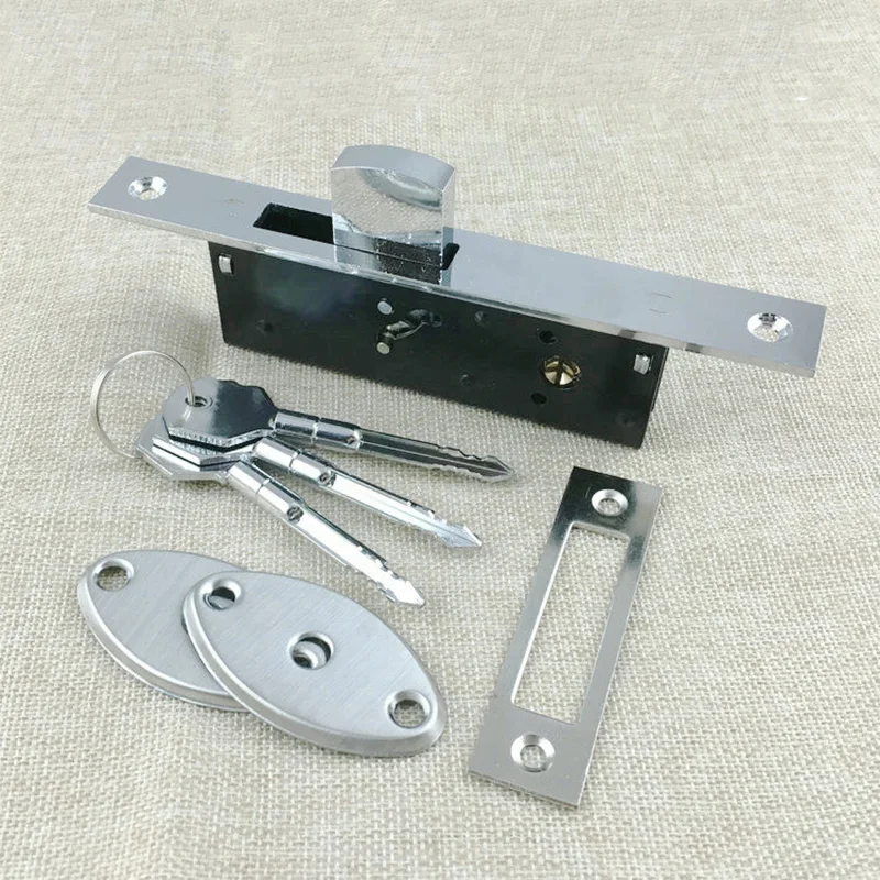 Алюминиевая раздвижная дверь крюк замок невидимый деревянная фоторамка