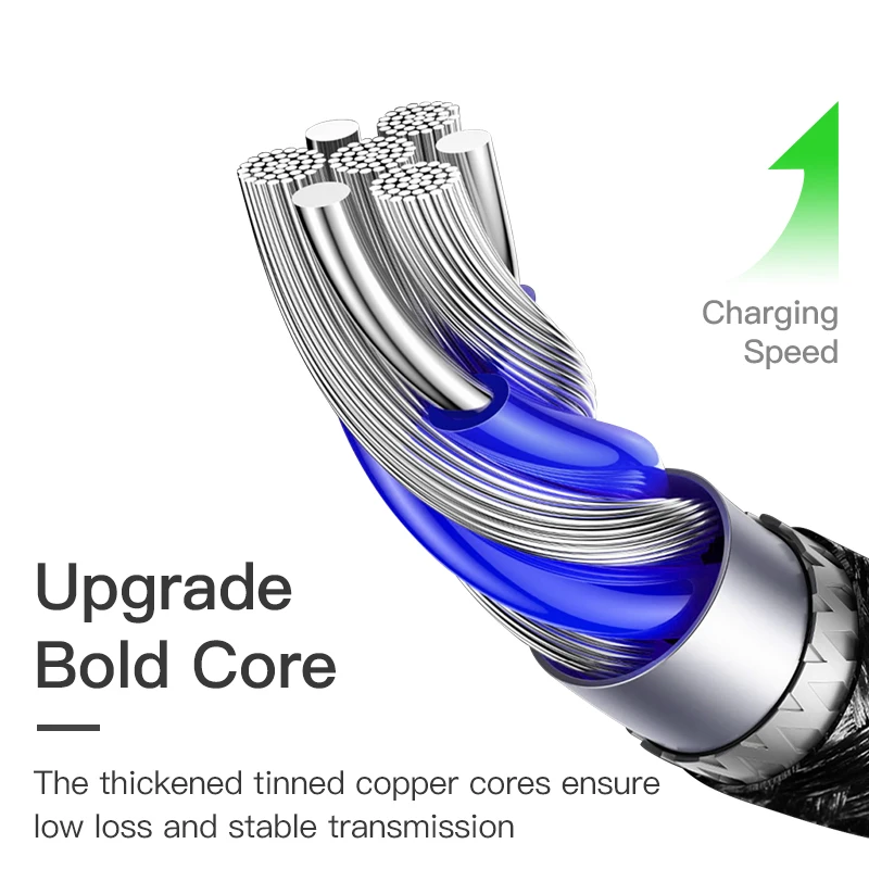 USB кабель KUULAA Type C для быстрой зарядки Samsung S10 S9 PD 60 Вт устройств с функцией