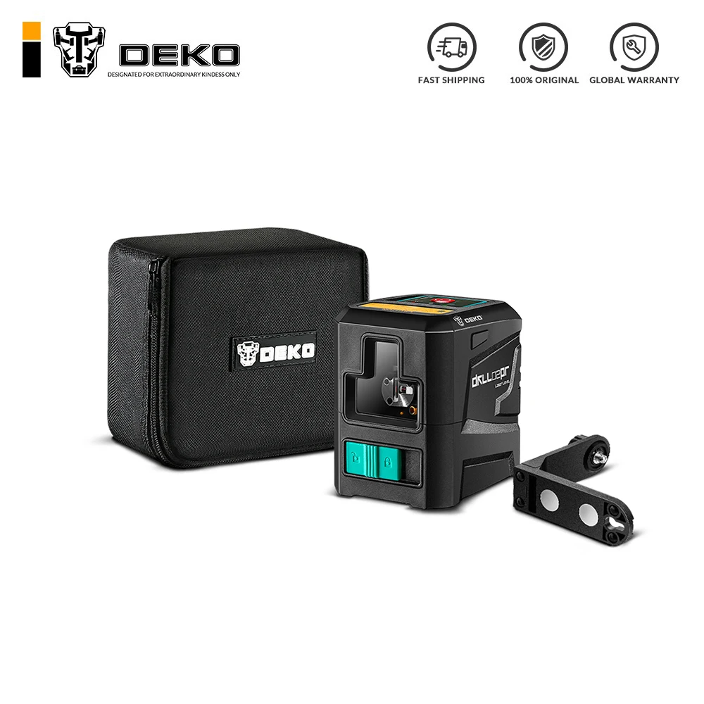 

Уровень лазерный DEKO, 650 нм/520 нм, самовыравнивающийся, с магнитным кронштейном