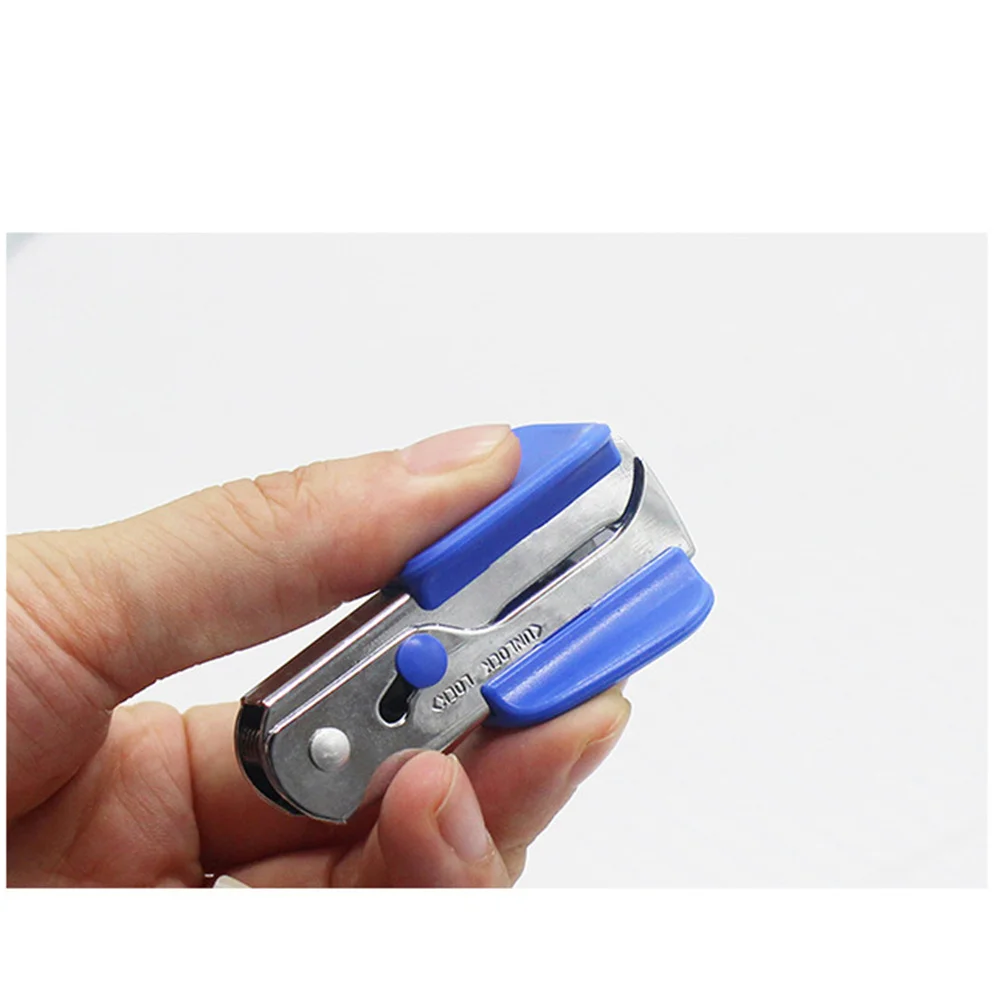 

6pcs Mini Staple Remover Universal Handheld Nail Puller Office School Supplies (Random Color)