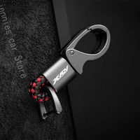 exquisite metal leather cord keychain rotate custom lettering for honda x adv150 750 xadv x adv xadv750 motorcycle accessories