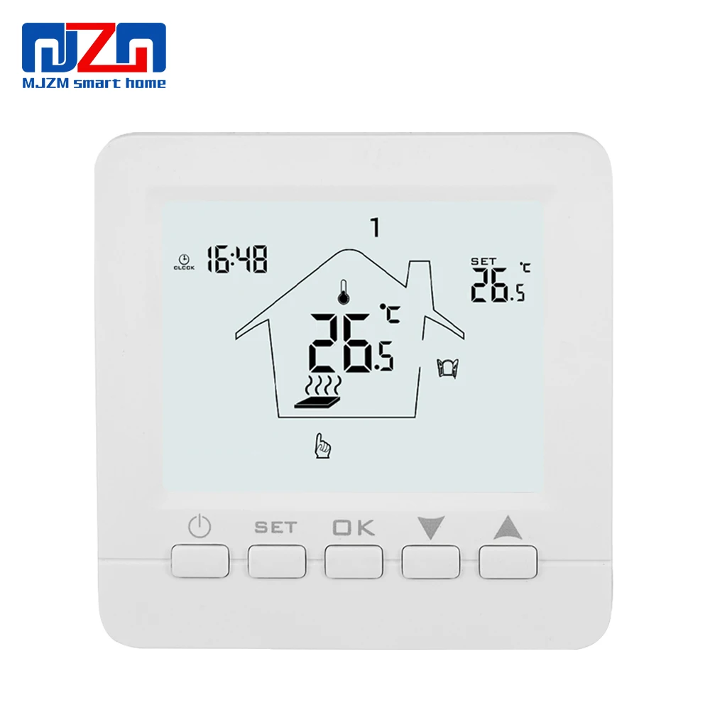 Еженедельный программируемый термостат для полов с подогревом Цифровой