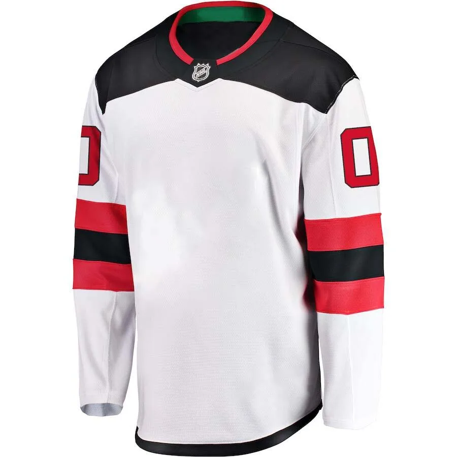 

Men's Stitch America Hockey Jersey New Jerse Ice Fans Jack Hughes P.K. Subban Taylor Hall Jerseys