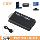 Портативный Аудио-и видеоконвертер PS2 в HDMI 480i480p576i с аудиовыходом 3,5 мм, поддерживает все режимы отображения PS2 в HDMI