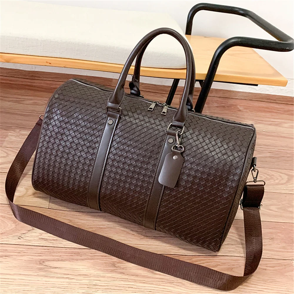 

Large Capacity Weekend Duffle Bags Luxury Design Waterproof Bags Women Folding Travel Bag Black Handbag Men Portable Luggage Bag