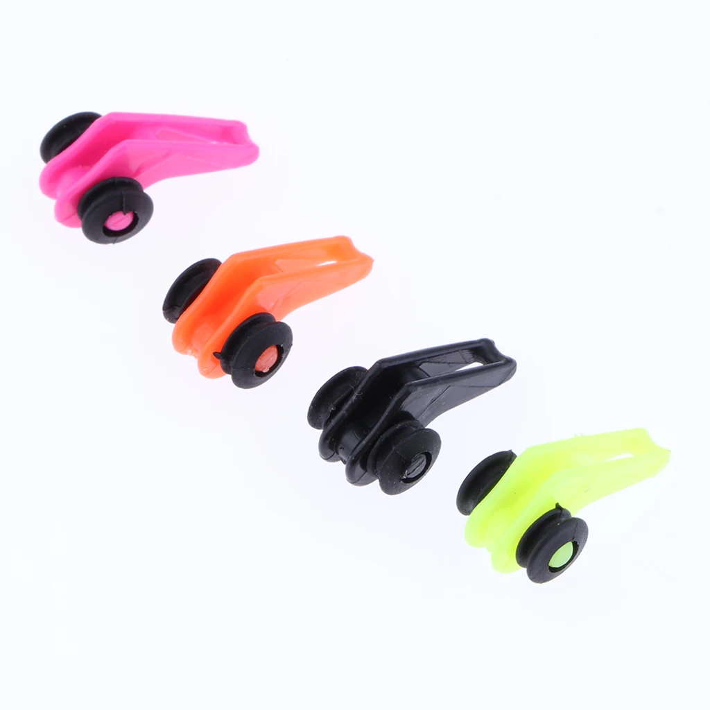 

4 Counts Fishing Rod Secure Lures Bait Hook Protector with Rubber Rings