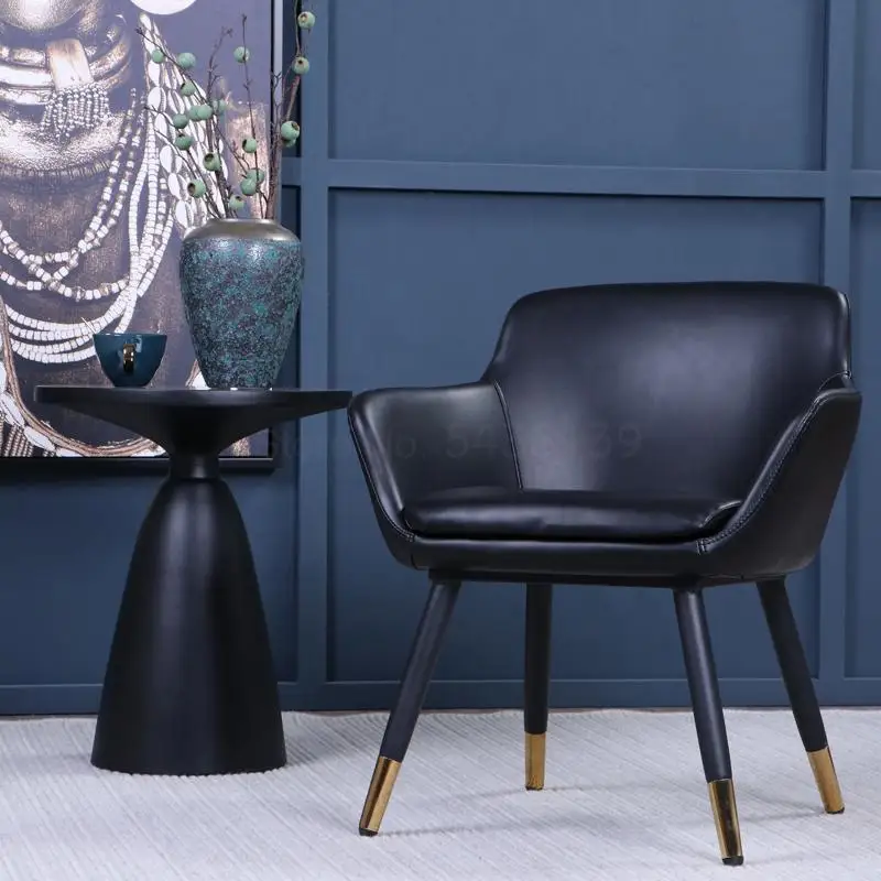 Роскошный Одноместный стул Nordic светильник простые продажи для регистрации