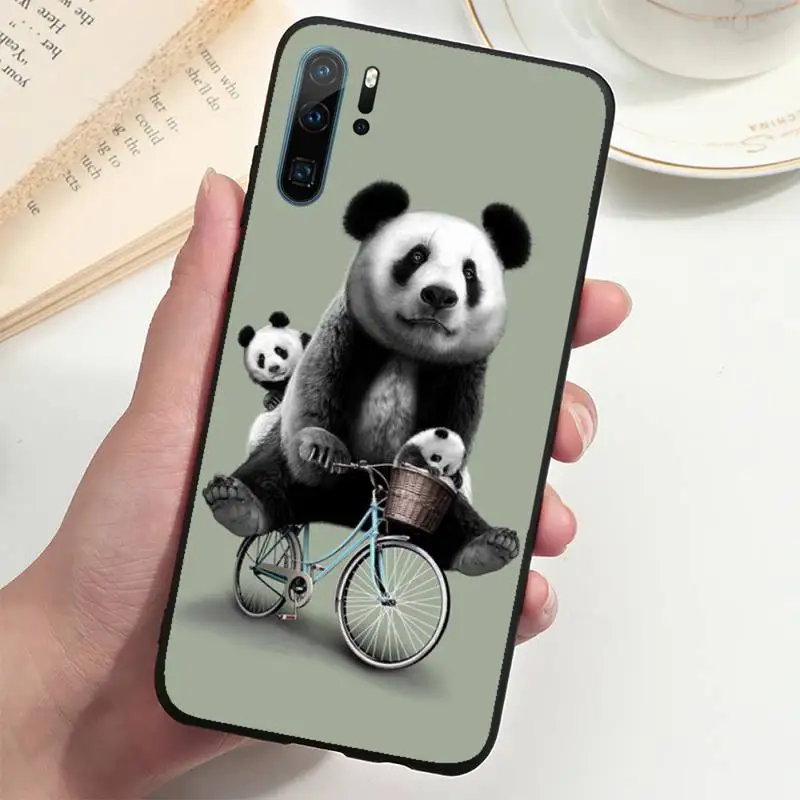 

Cute panda Phone Case For Huawei P20 P30 P40 lite Pro P Smart 2019 Mate 10 20 Lite Pro Nova 5t