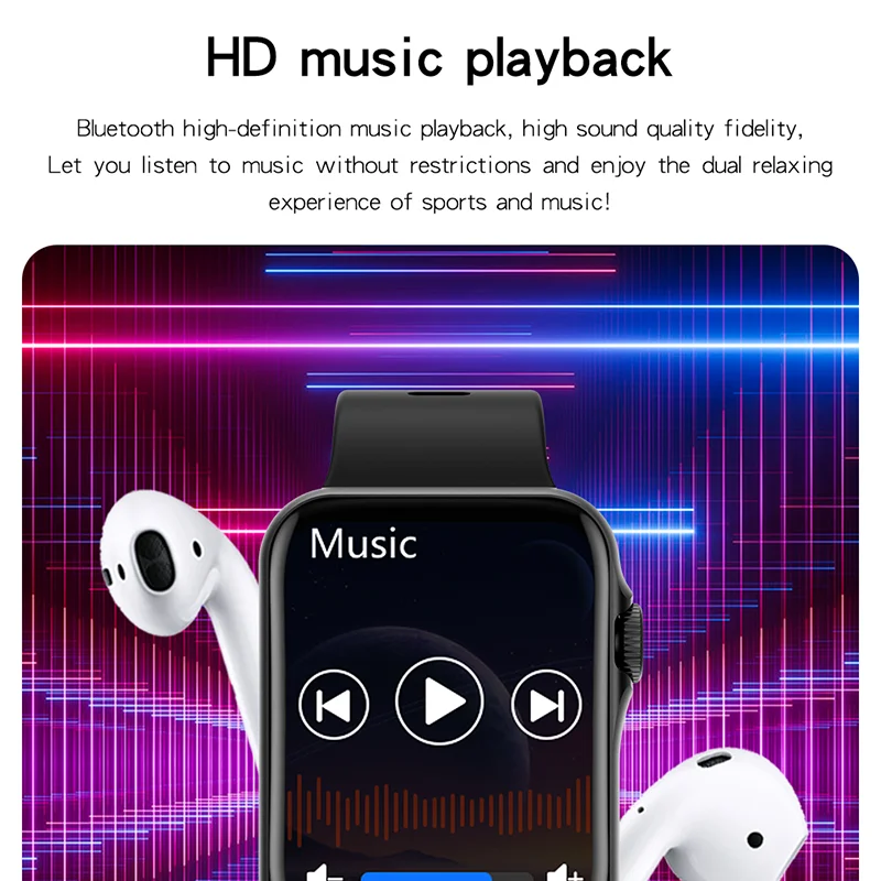 1 6 inch womens smart watch waterproof bluetooth calling music player sports fitness women smartwatch for samsung huawei honor free global shipping