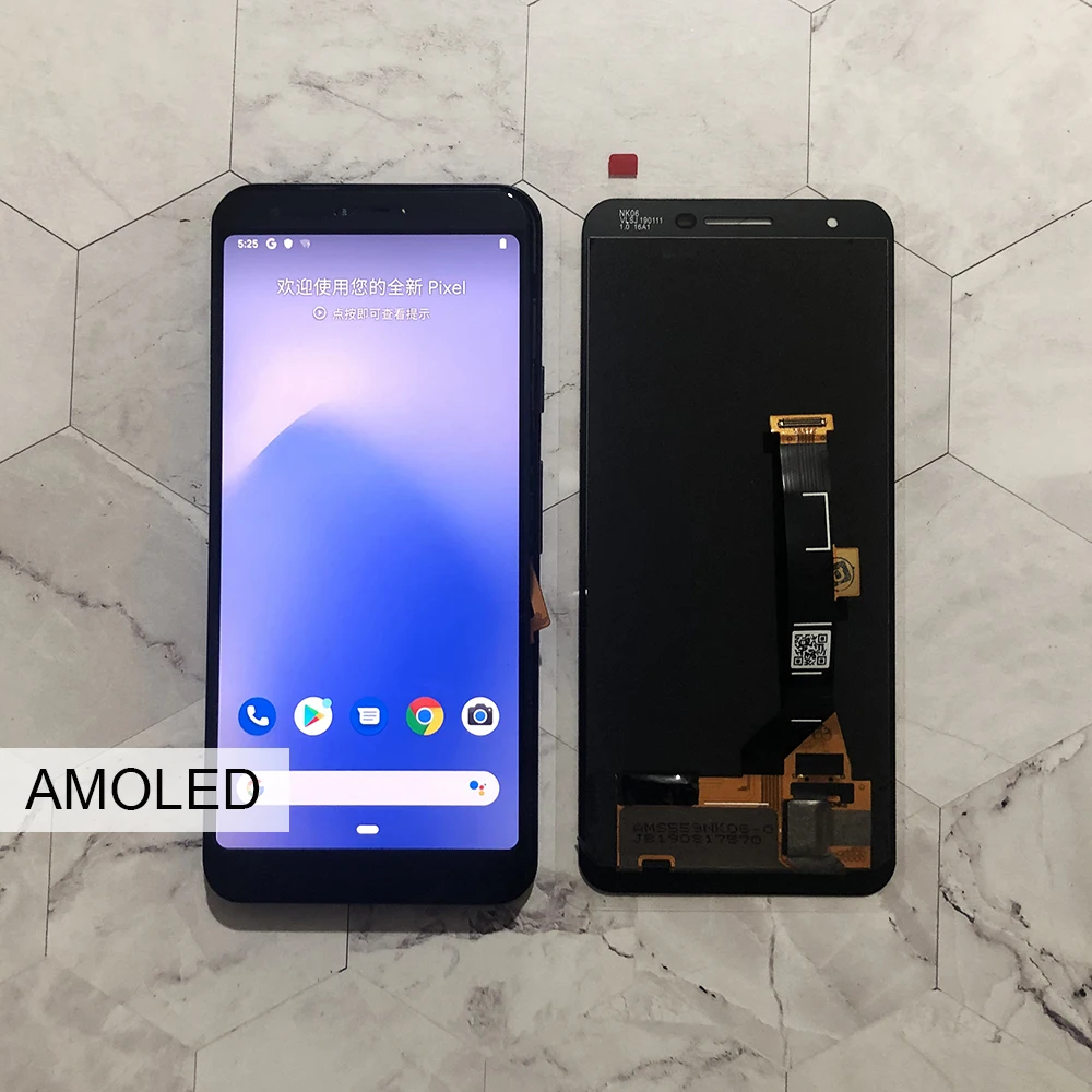 Original 5.6" AMOLED For Google Pixel 3A LCD Display Touch Digitizer Screen For Google Pixel 3A OLED Replacement No Dead pixel images - 6