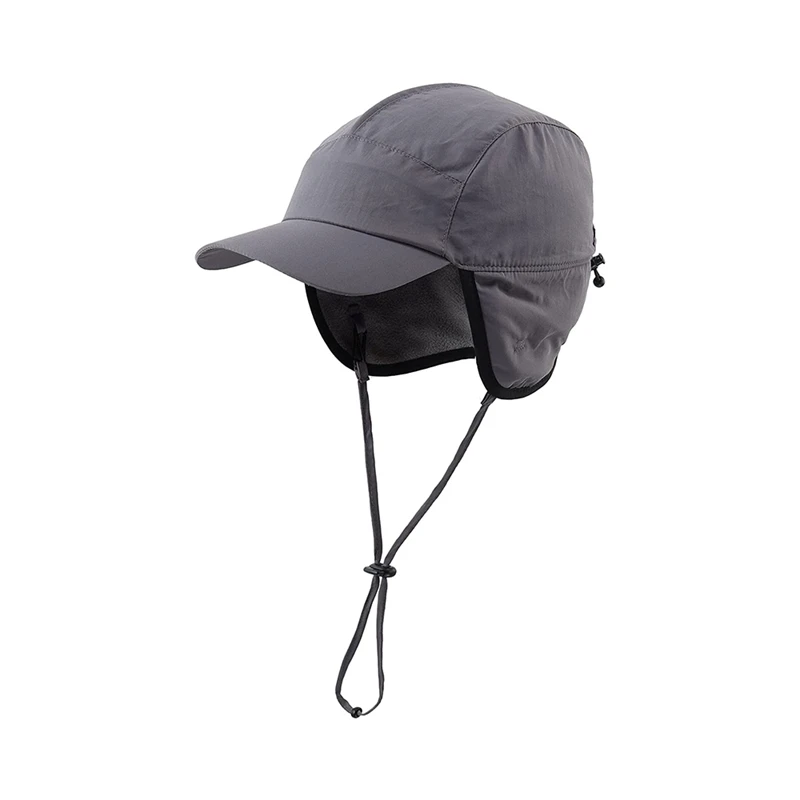 

Waterproof Winter Hats Warm Polyester Lined Earflaps Baseball Cap