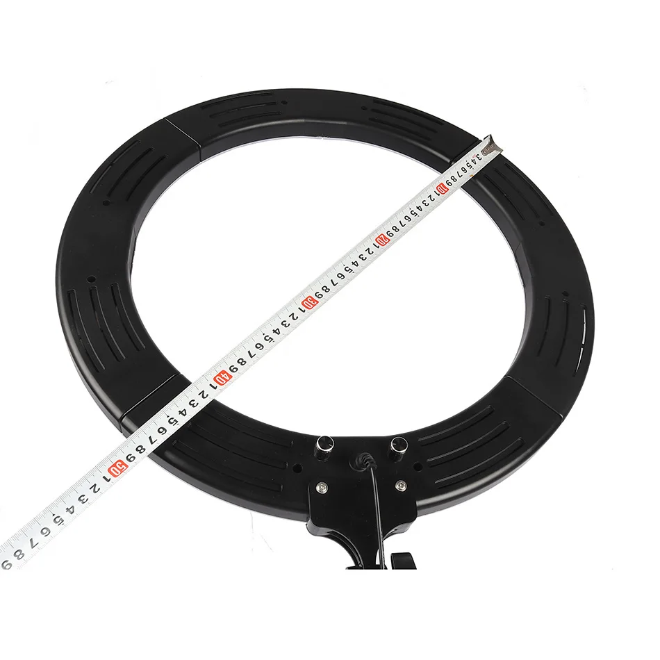 Светодиодная кольцевая лампа 18-дюймовый RGB светильник для съемки видео макияжа