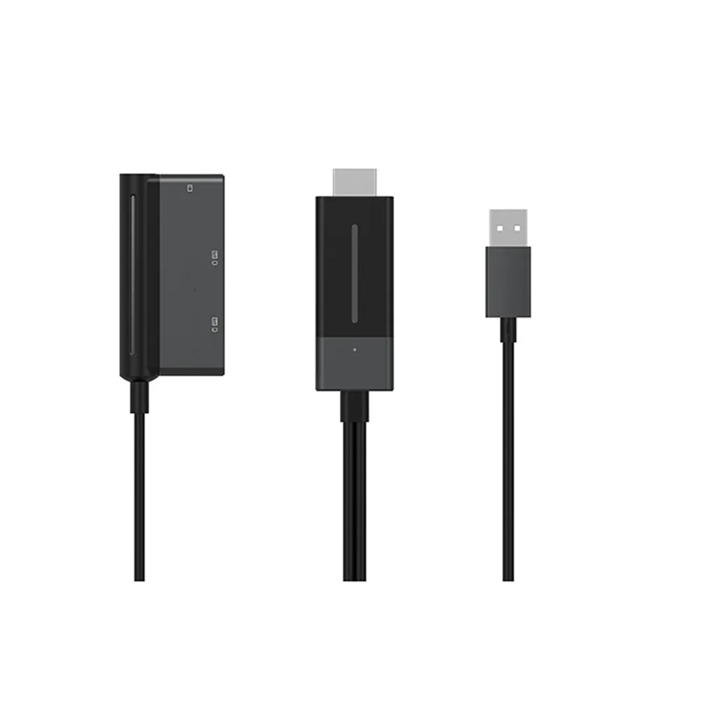 Темно-серый PUBG Мобильный Цифровой HDMI конвертер Bluetooth адаптер тот же экран 4K для ТВ ПК настольный HDMI входные устройства - Цвет: Темно-серый