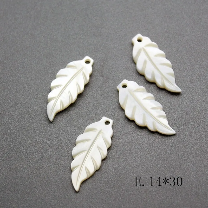 10 звёзд натуральная пресноводная раковина резьба лепесток листа подвеска для