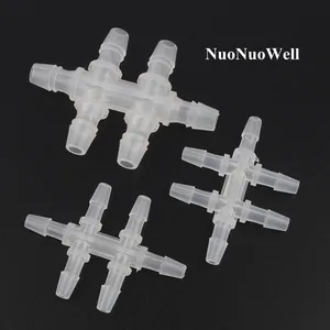 5 шт.лот 3,9  7,9 мм пищевой полипропилен равный Диаметр 6 способов соединения труб аквариум адаптер воздушный насос аэратор пагода шланг соединения