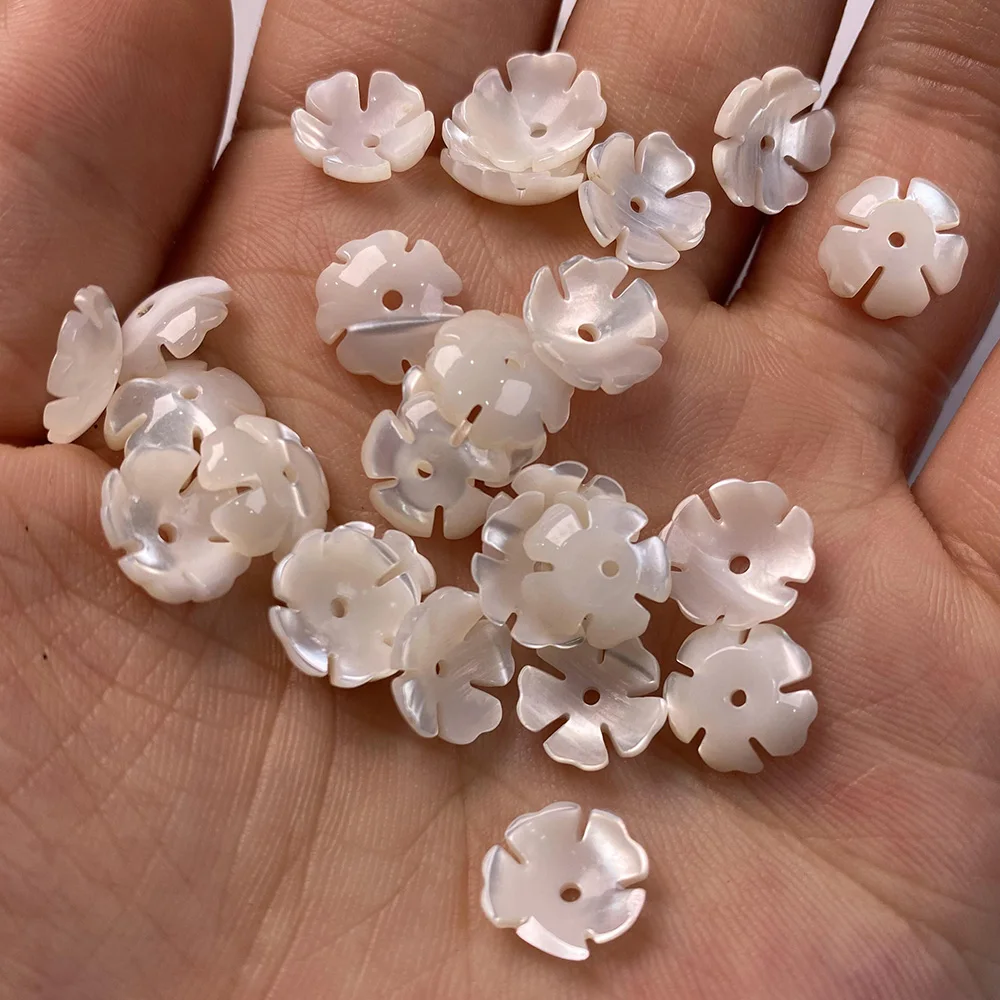 

5 шт. ракушки бусины резной цветок изысканный белый ракушка для изготовления ювелирных изделий браслет серьги ручной работы швейный аксесс...