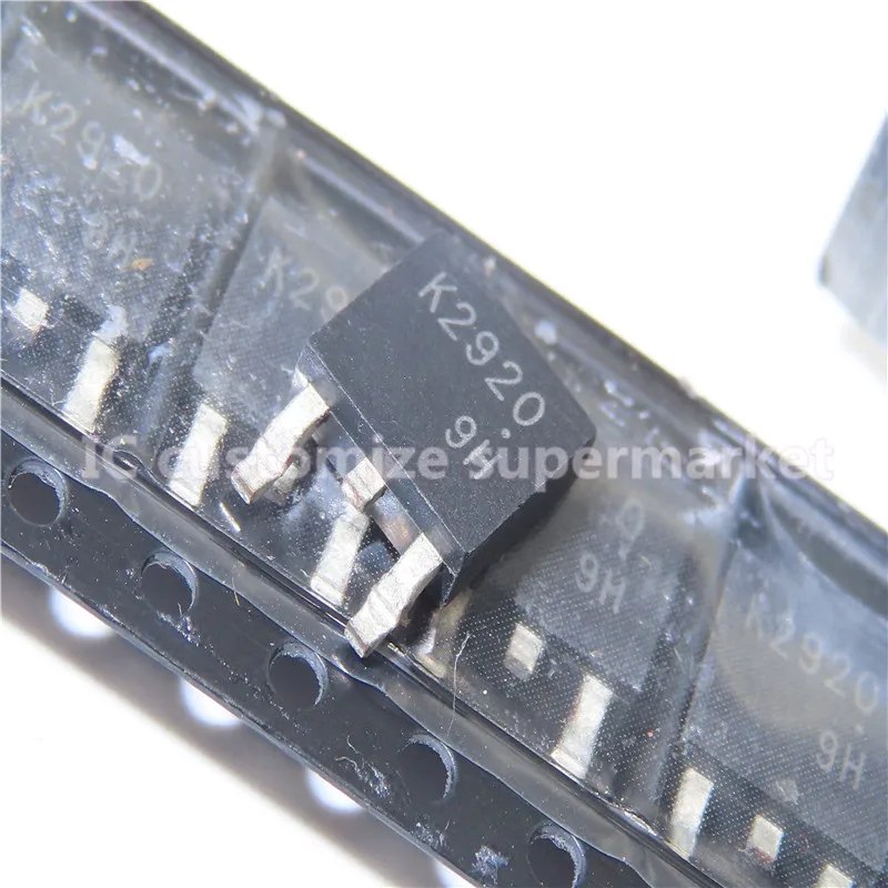 

10PCS/LOT NWE 2SK2920 K2920 TO-252 5A 200V SMD Transistor