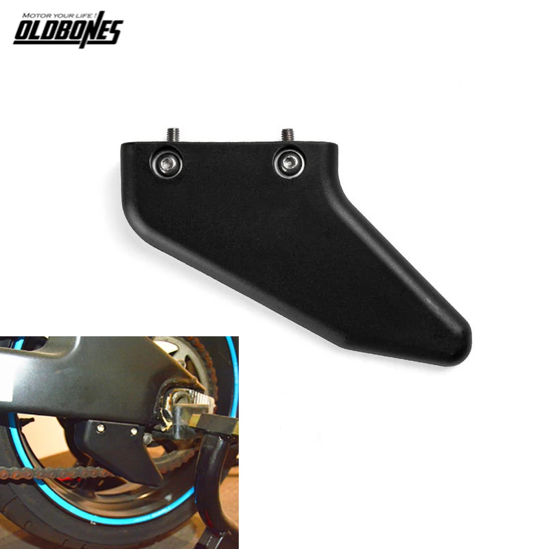 

Universal Motorcycle Chain Toe Guard Black Chain Protection Accessories For Track and Race Bikes