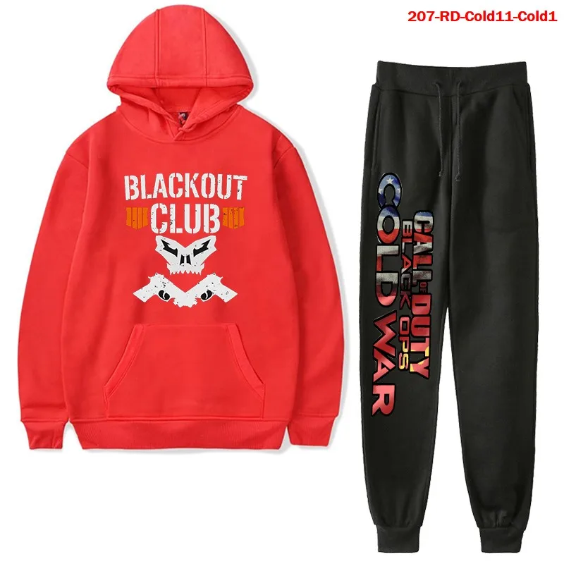 

Call of Duty Black Ops Cold War Hoodie Fall 2020 Women Harajuku Hoodie Hip Hop Womens Hoodies and Pants Pullover Streetwear Sets