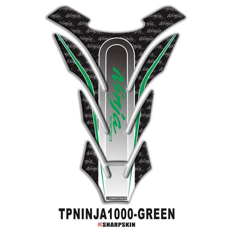 

New motorcycle 3D three-dimensional decorative personality decal fuel tank sticker fish bone paste for KAWASAKI ninja1000