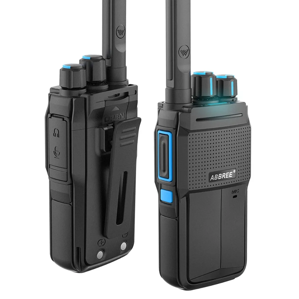 ABBREE AR-F2 мини-рация двухстороннее радио Портативная радиостанция uhf band 400-480 МГц BF-888S UV-5R HF трансивер
