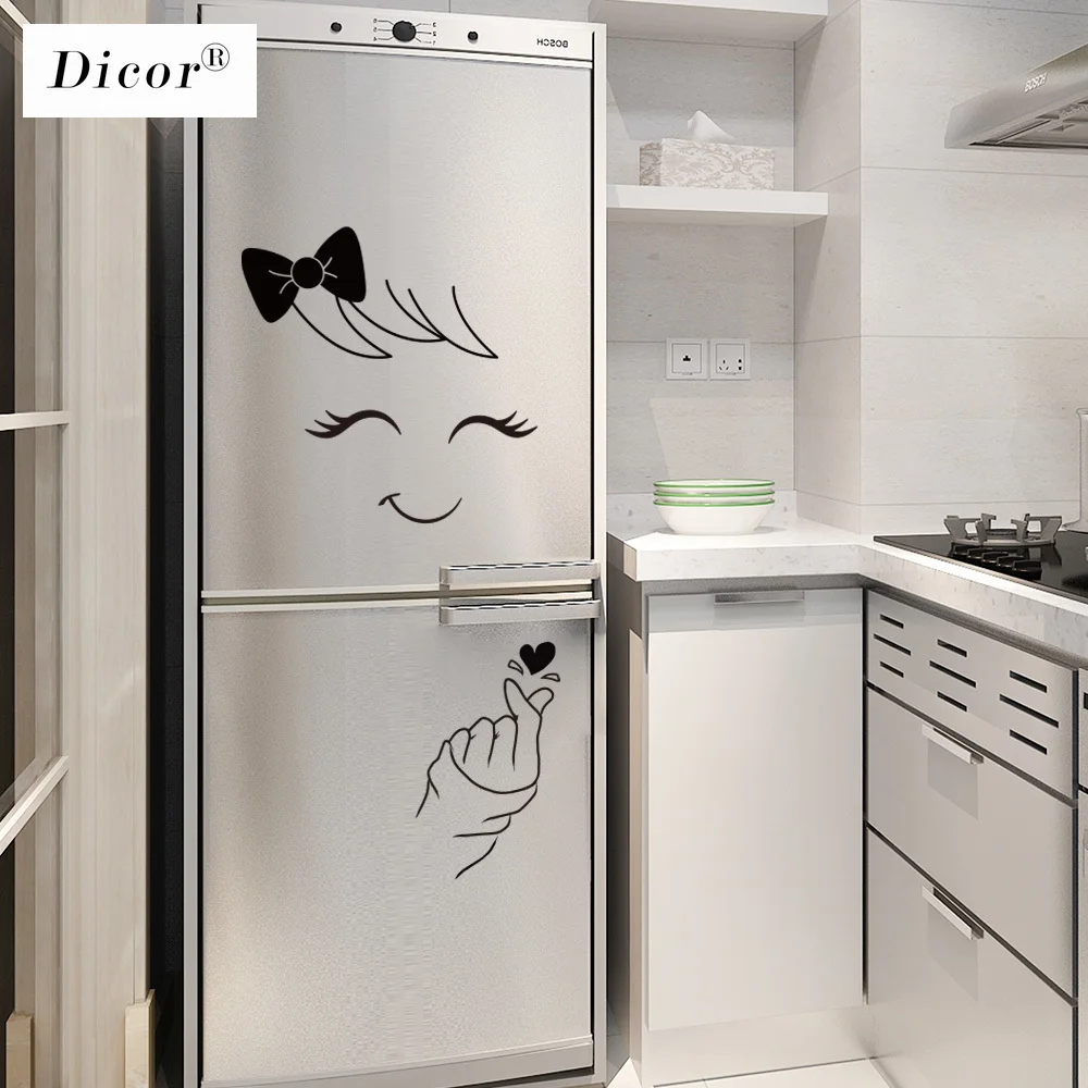 7 видов стилей Наклейка на стену со смайликом счастливое вкусное лицо наклейка