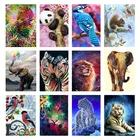 Алмазная живопись 5D сделай сам, животное, слон, панда, птица, картина, полная вышивка, мозаика, домашний Настенный декор, подарок ручной работы