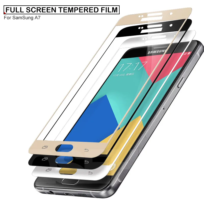9D Защитное стекло для samsung Galaxy S7 A3 A5 A7 J3 J5 J7 закаленное защитное стекло для экрана