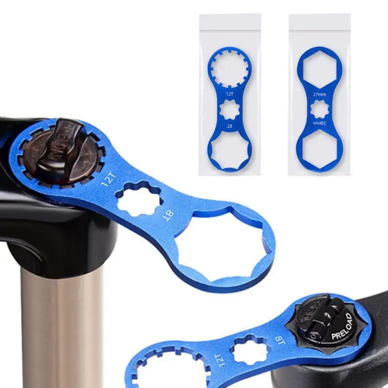 

Aluminum Alloy Bicycle Front Fork Repair Tool for SR Suntour XCR/XCT/XCM/RST MTB Bike Front Fork Cap Wrench Disassembly Tools