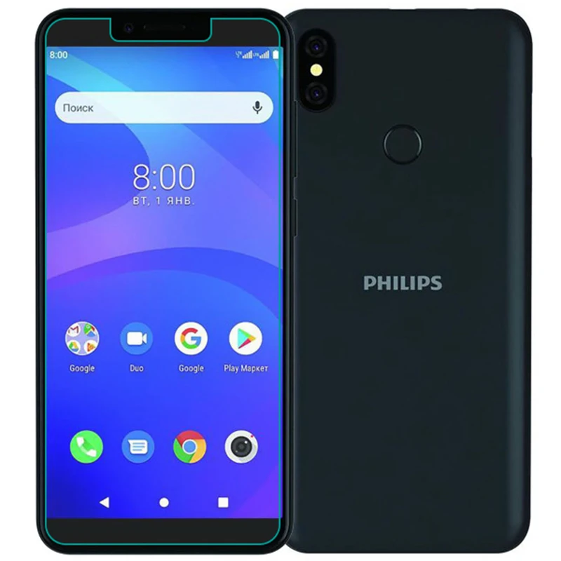 Закаленное стекло для Philips S395 S257 S561 S397 S260 9H 2.5D защитная пленка чехол прозрачная ЖК