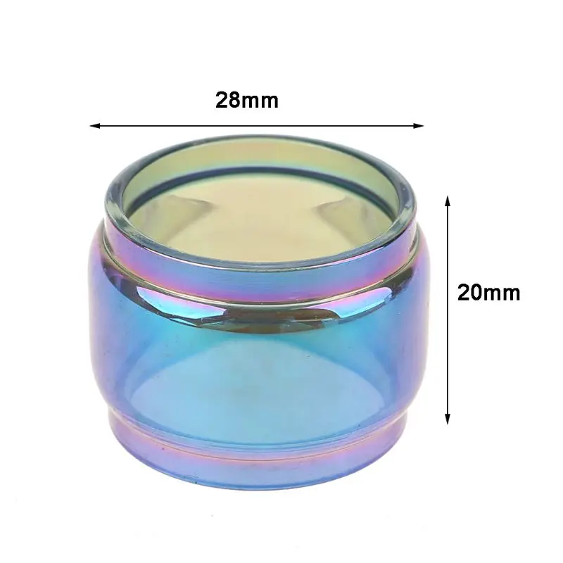 Радужный красочный стеклянный резервуар из пирекс стекла для атомайзера Zeus