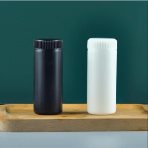 50 шт. 60 мл черный, белый цвет Пластик хранения бутылки фабрика круглого детская присыпка Emballage пустых банок Разделение зарядки жемчуг упаковка новый