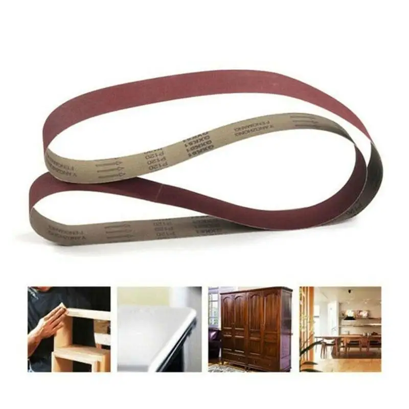 

Grit Sanding Belts Metal Grinding Hard Cloth Abrasive Leather Polishing Metal Bands 7Pcs Aluminum Sandpaper Belt Polisher S J3E2