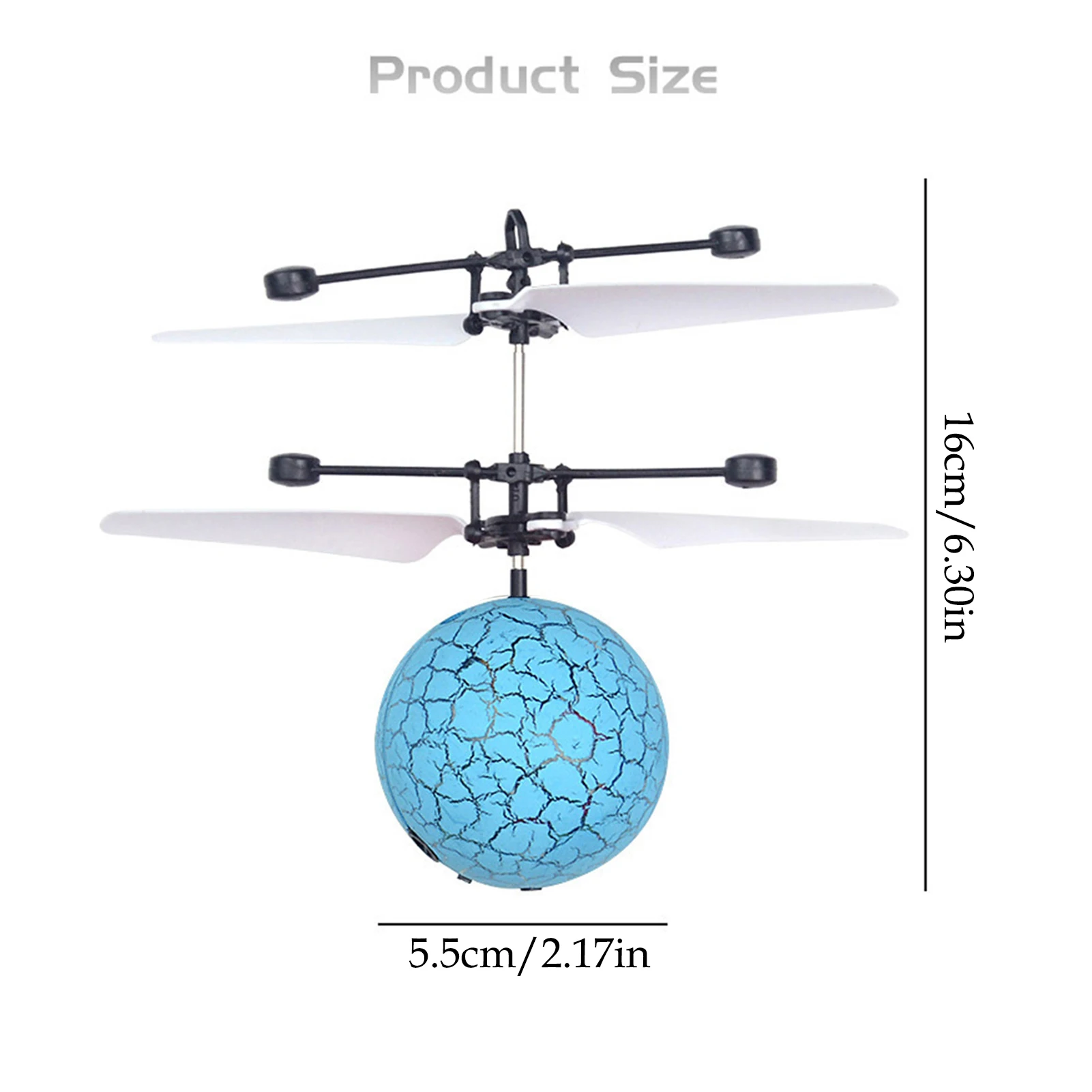 

Magic LED Helicopter Flying Ball With Flashing LED Light USB Charging Cable Hand Wireless Remote Control Sensory Toy Gift Kids