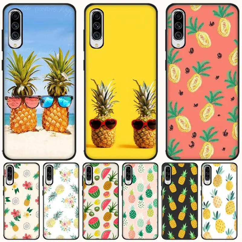 Чехол для телефона LJHYDFCNB с рисунком ананаса Samsung A10 20 30 40 50 70 10S 20S 2 ядра C8 A30S A50S |