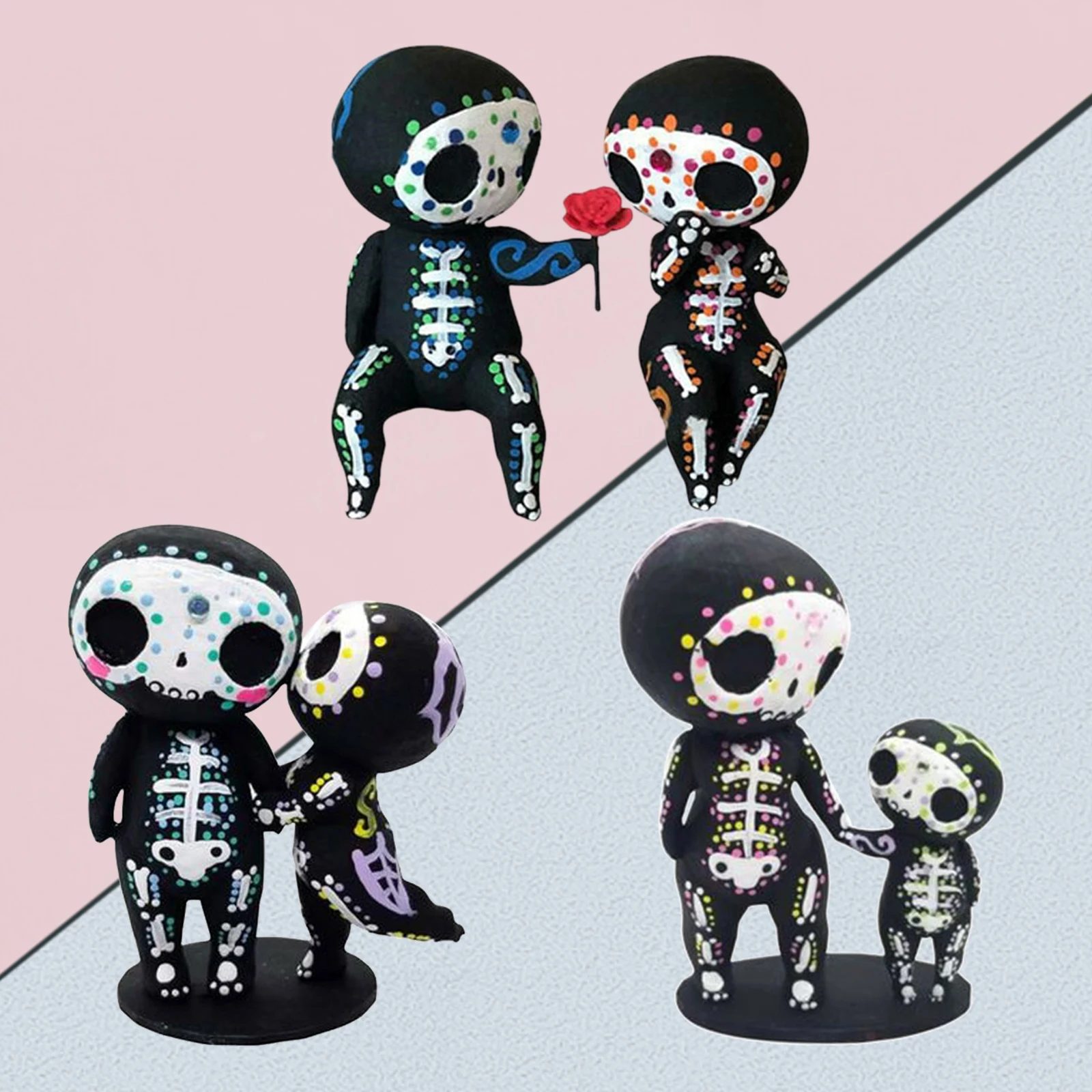 Сахар Статуэтка-Череп 3D статуя Дисплей diy-творчества сад дома Декор для | Дом и