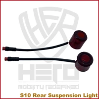 original electric scooter rear suspension light and cable 2 pins for hero s10