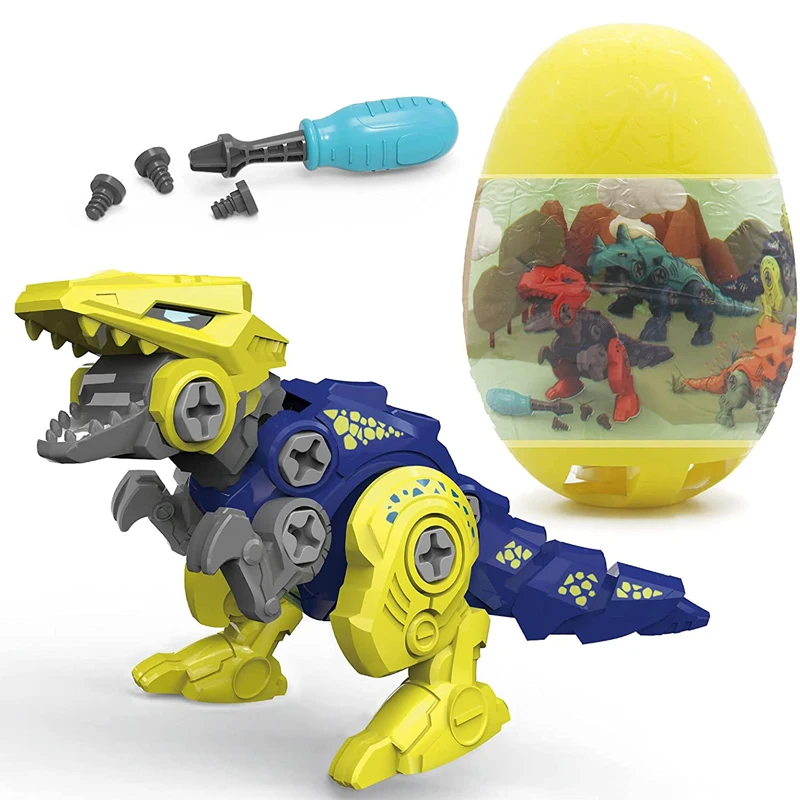 Dinosaur Building Construction Toys Transform Into Robot Set Learning Educational Kit for Kids Boys Birthday Toy Gift | Дом и сад