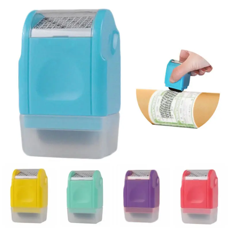Identity Theft Protection Stamp Seal Code Roller Self Guard Clear Imprint | Дом и сад