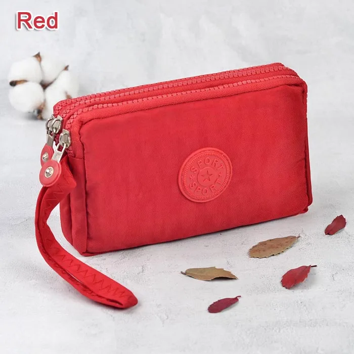 Повседневная Дамская сумочка-клатч Холщовый кошелек для карт ключей денег