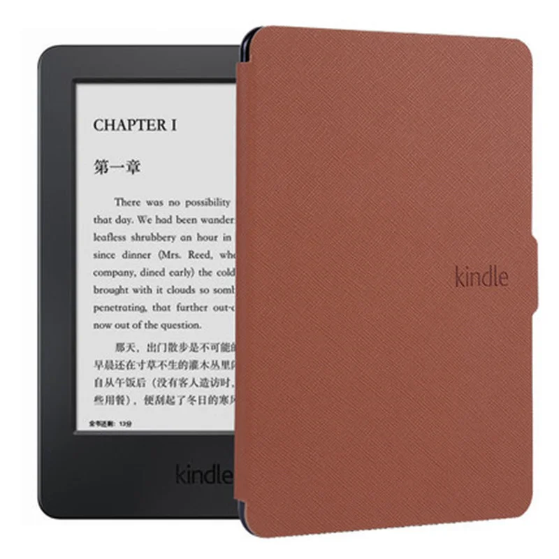 Brown Магнитный смарт-чехол для Amazon Kindle 8th Gen модель 6' чехол для планшета чехол для электронной книги для Kindle 8th с автоматическим пробуждением/спящим режимом - Цвет: Brown