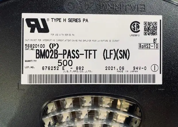 JST BM02B-PASS-TFT, piezas nuevas con cabezal CONN SMD 2POS, 2MM, 100%-0