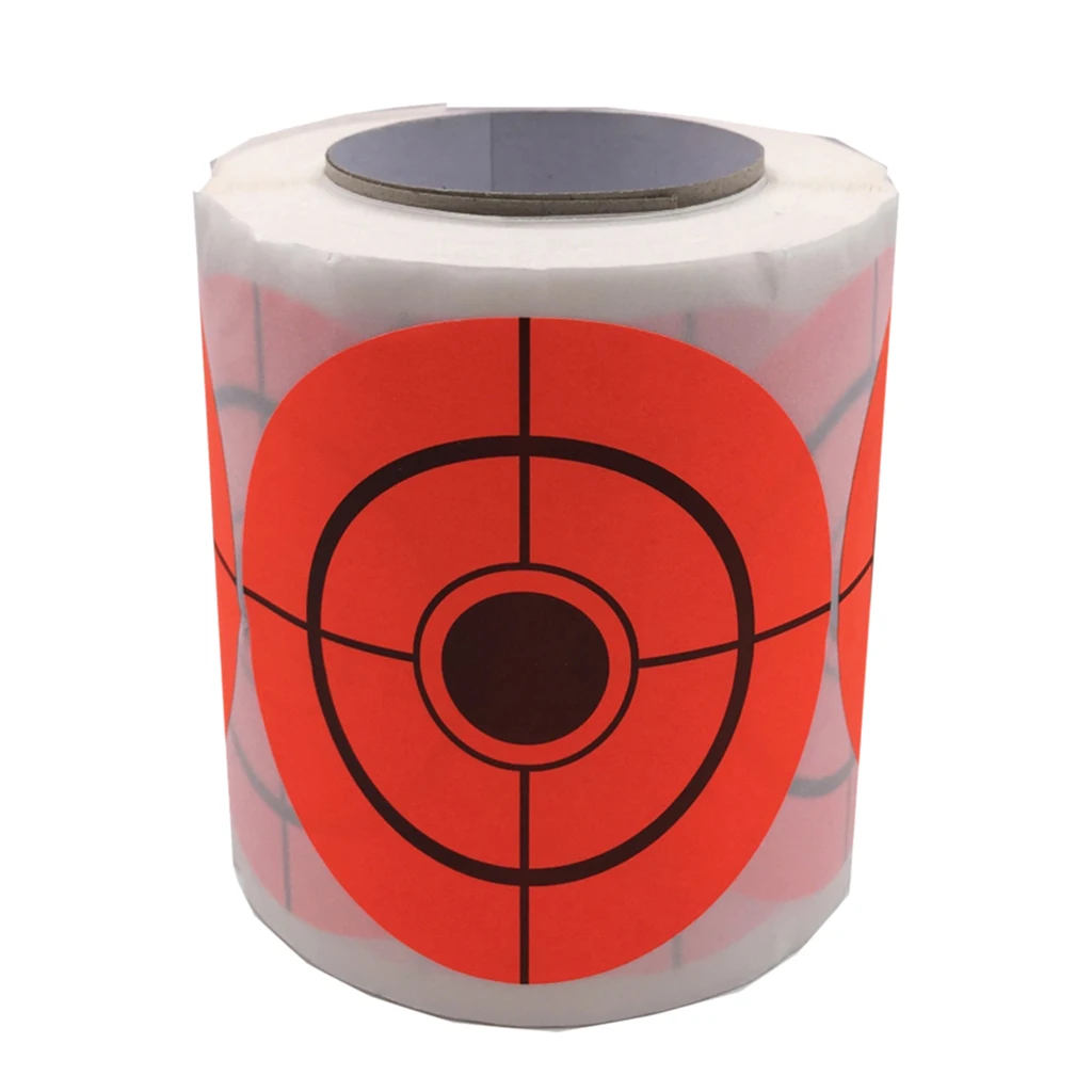 

250pcs Shooting Targets Orange Self Adhesive 6.5cm for Shooting Practice