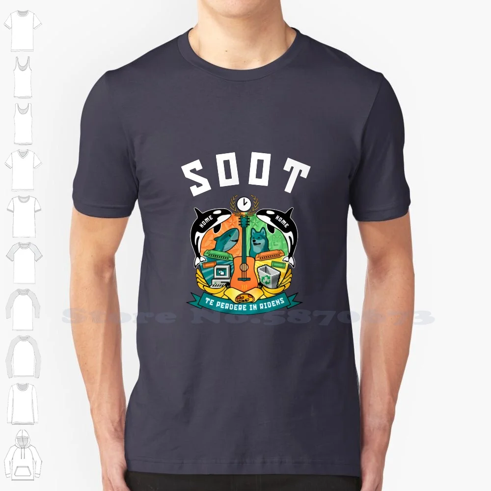 Wilbur 100% хлопковая футболка Soot Dream Sapnap Tubbo Georgenotfound