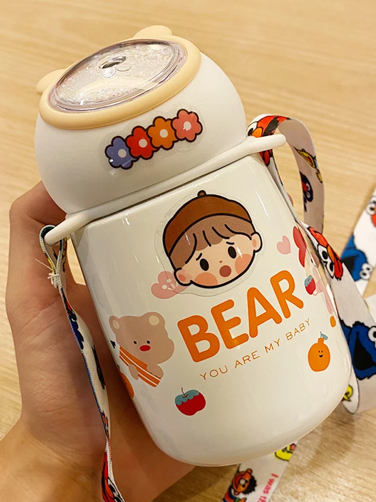 Милый чайник с теплоизоляцией в форме сердца портативный уличный мини